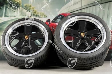 19" Komplet kół letnich "911 Sport Classic", felgi 8,5J x 19 ET55 + 11,5J x 19 ET67, opony letnie Michelin 235/35 ZR19 + 305/30 ZR19, czujniki ciśnienia RDK