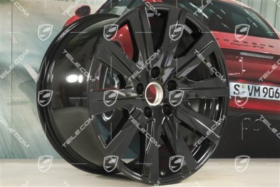 20" Felge Taycan Tequipment Design, 11J x 20 ET60, schwarz hochglanz