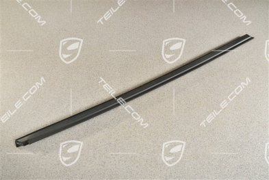 Hintertürleiste, Aluminiumpaket, Schwarzmatt, L