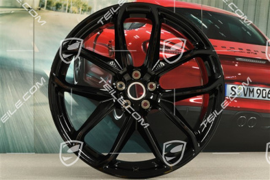 21-inch wheel rim "GT Design", 10J x 21 ET19, black high gloss