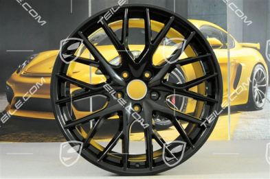 21" Felge Panamera Sport Design, 11,5J x 21 ET69, in Schwarz Hochglanz
