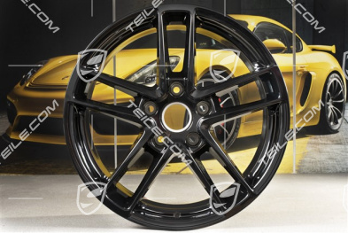 19'' Felge Panamera Turbo II, 9J x 19 ET 60, schwarz hochglanz