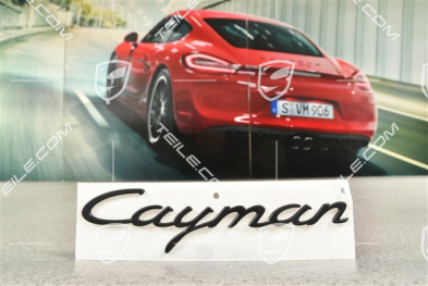 Abzeichen / Emblem Aufkleber Cayman, Schwarz