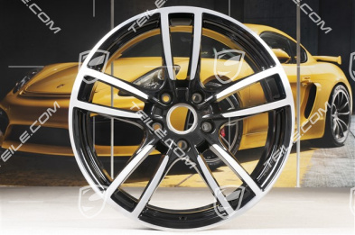 20" komplet felg Cayenne Sport, 10,5J x 20 ET64 + 9J x 20 ET50, czarne