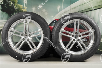 19-inch "Macan Sport" winter wheels set, rims 8,5J x 19 ET21 + 9J x 19 ET21 + NEW Pirelli winter tyres 235/55 R19 + 255/50 R19, with TPMS