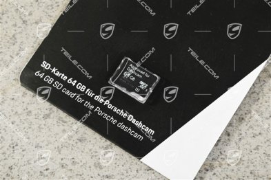 SD Karte 64GB für Porsche Dashcam QHD
