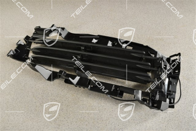 Turbo, Side air duct / ventilation grille / air flap, Black matte, L