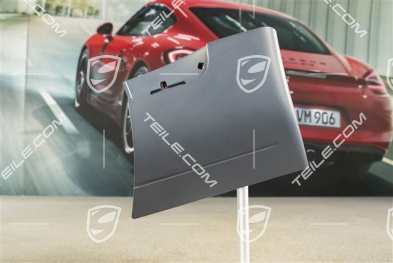 Listwa błotnika przedniego, Pakiet aluminium, Czarny, R