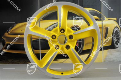 20" SportTechno Felgensatz 8.5J x 20 ET57 + 10J x 20 x ET50, Racinggelb