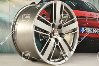 20" Felge Panamera Design 2, 11,5J x 20 ET68, in Platinum Seidenmatt