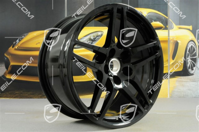 18" Felge Macan S, 9J x 18 ET21, in schwarz hochglanz