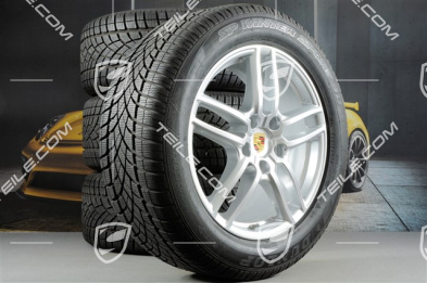 19" koła zimowe, komplet "Cayenne Turbo IV" facelift 2014->, felgi 8,5J x 19 ET59 + opony zimoweDunlp 3D 265/50 R19, z czujnikami ciśnienia