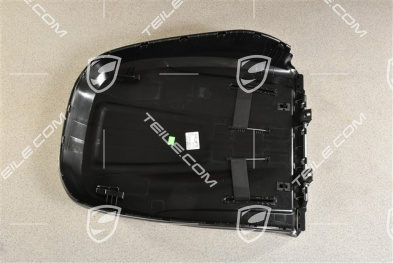 Backrest shell, Comfort seat, Black
