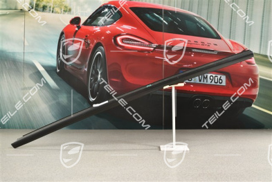 Hintertürleiste, Aluminiumpaket, Schwarzmatt, L