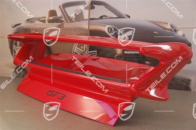 GT3 Engine lid set incl. spoiler (wing), air scoop L+R, grille L+R, lip spoiler and all small pieces