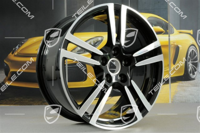 20-inch Turbo II wheel, 9,5 J x 20 ET65, black high gloss