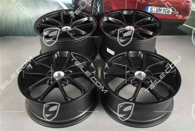 20" Felgensatz 718 Cayman GT4, Felgen 8,5J x 20 ET61 + 11J x 20 ET50, schwarz seidenmatt