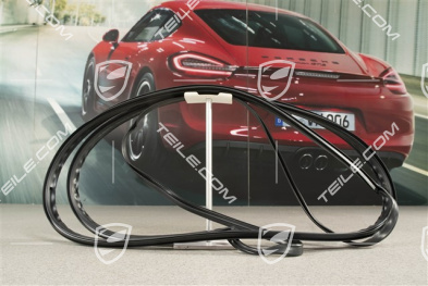 Gasket for hardtop rear window