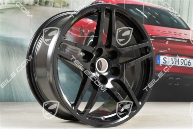 18-inch wheel Macan S, 8J x 18 ET21, black high gloss