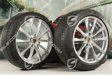 19" Boxster S Winterräder Satz, Felgen 8J x 19 ET57 + 10J x 19 ET45 + Continental WinterContact  TS 830P Winterreifen 235/40 R19 + 265/40 R19, DOT/Bj. 2018, Reifenprofil 7mm