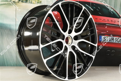 21" Felga Panamera Exclusive Design Sport, 10,5J x 21 ET71, czarny wysoki połysk