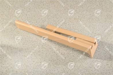 Obudowa szyny fotela przedniego, beżowa / Luxor Beige, L