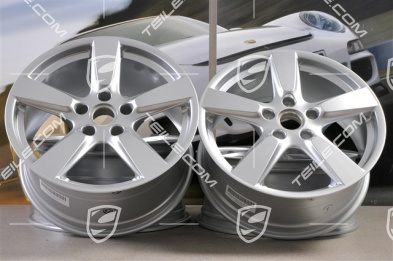 19" Cayman S Felgensatz, 8J x 19 x ET 57 + 9,5J x 19 x ET 45