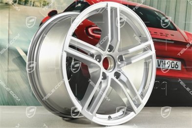 19" Felge Panamera, 10,5J x 19 ET62, in Brilliantsilber