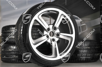 20" SportTechno Sommerräder Satz,  8,5J x 20 ET57 + 10J x 20 ET50, 235/35 ZR20 + 265/35 ZR20 mit RDK