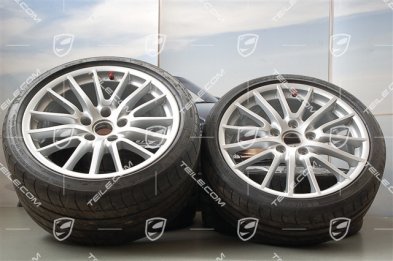 19" Komplet kół letnich SportDesign, felgi 8J x 19 ET57 + 11J x 19 ET 51 + NOWE opony letnie 235/35 ZR 19 + 305/30 ZR 19