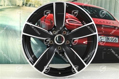 20" Felge Carrera Sport, 10,5J x 20 ET47, schwarz seidenmatt