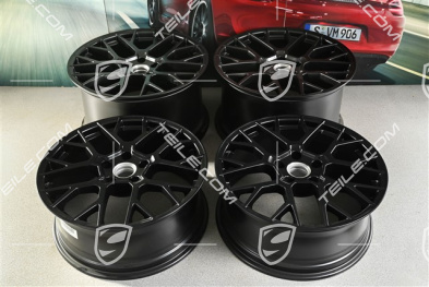 20+21" Komplet felg RS Spyder, 8,5J x 20 ET50 + 11,5J x 21 ET67, czarny satynowy półmat