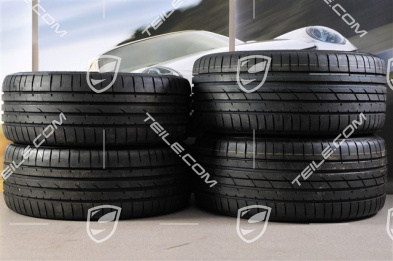 19-inch Cayman S summer wheel set, 8J x 19 ET57 + 9,5J x 19 ET45 + NEW summer tyres 235/40 ZR19 + 265/40 ZR19 + TPM