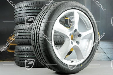 20" Komplet kół letnich Cayenne SportTechno, felgi przód 9"+ tył 9", nowe opony Bridgestone Dueler 275/40 R20, bez czujników RDK