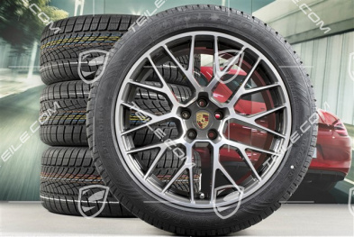 20" "RS Spyder Design" koła zimowe, komplet, felgi 9J x 20 ET26 + 10J x 20 ET19, opony zimowe Dunlop Winter Sport 4D 265/45 R20 + 295/40 R20, z czujnikami ciśnienia