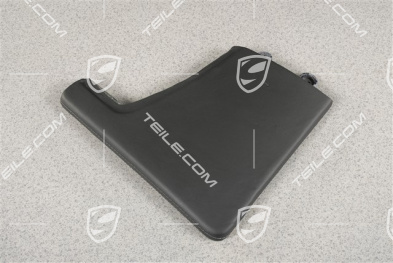 Osłona boczna tunelu środkowego, skóra, Czarna, R