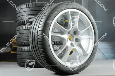 21" Sommerräder Satz, Cayenne Sport / GTS, Felgen 10J x 21 ET50 + 10Jx21 ET50, Reifen 295/35 R21Y