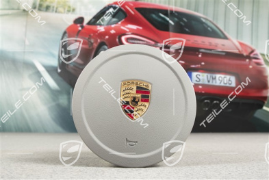 Airbag, plastikowy, popielaty/platyna (platingrau)
