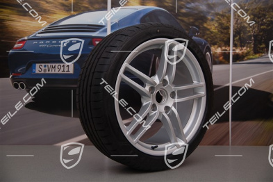 19" Carrera Sommerräder Satz 8,5J x 19 ET54 + 11J x 19 ET69, Sommerreifen 235/40 R19 + 285/35 R19