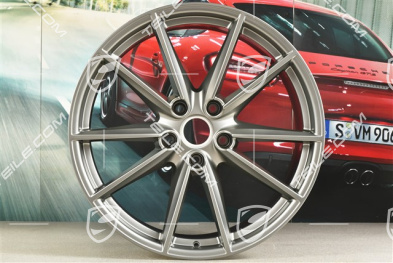 21-inch wheel rim Carrera S, 11,5J x 21 ET67, platinum satin matt