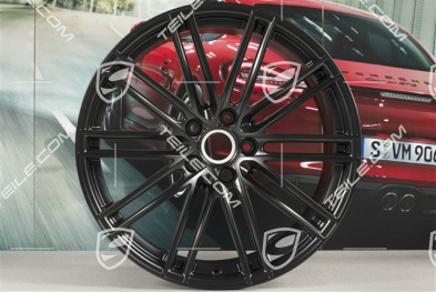 22" Felge Turbo IV, 11,5J x 22 ET52, in Schwarz Seidenmatt