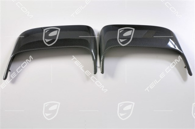 Prowadnice powietrza Carbon (Ram Air), Carbon z lakierem bezbarwnym, komplet (L+R)