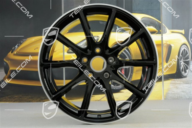 20" Cayenne Design Felgensatz, 10,5J x 20 ET64 + 9J x 20 ET50, Exclusiv, Felgenstern in Schwarz