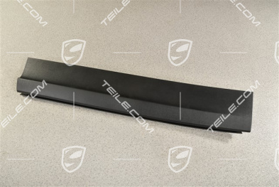 Leiste, Tür hinten, Schwarz matt, L