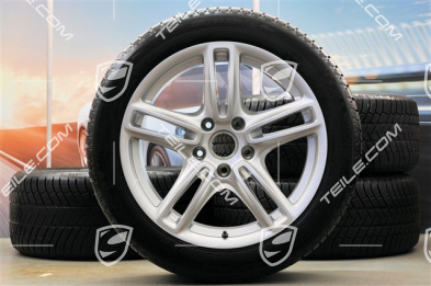 19-inch TURBO winter wheel set, wheels 9J x 19 ET 60 + 10J x 19 ET61 + NEW Michelin winter tyres 255/45 R19+285/40 R19
