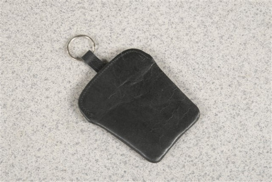 Schlüsseltasche aus Leder, schwarz, Porsche 911 70er bis 90er Jahre