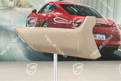 Centre console, Lateral cover, Leather, Light tartufo, R
