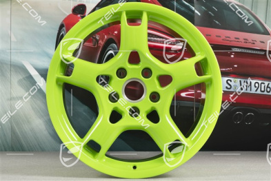 19" Felge Carrera S, 11J x 19 ET51, Lizard green