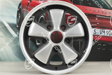14-inch Fuchs alloy wheel rim, 5,5J x 14, prod. year 1969, restored