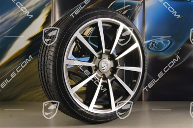20" Sommerräder Satz Carrera Classic II, Felgen 8,5J x 20 ET51 + 11J x 20 ET52 + Reifen 245/35 ZR20 + 305/30 ZR20, mit RDK-Sensoren